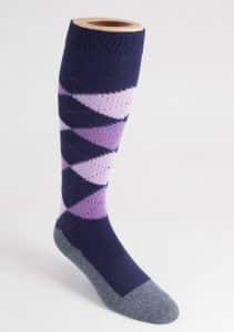 womens long argyle socks