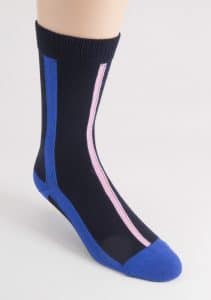 mens vertical stripe cotton socks